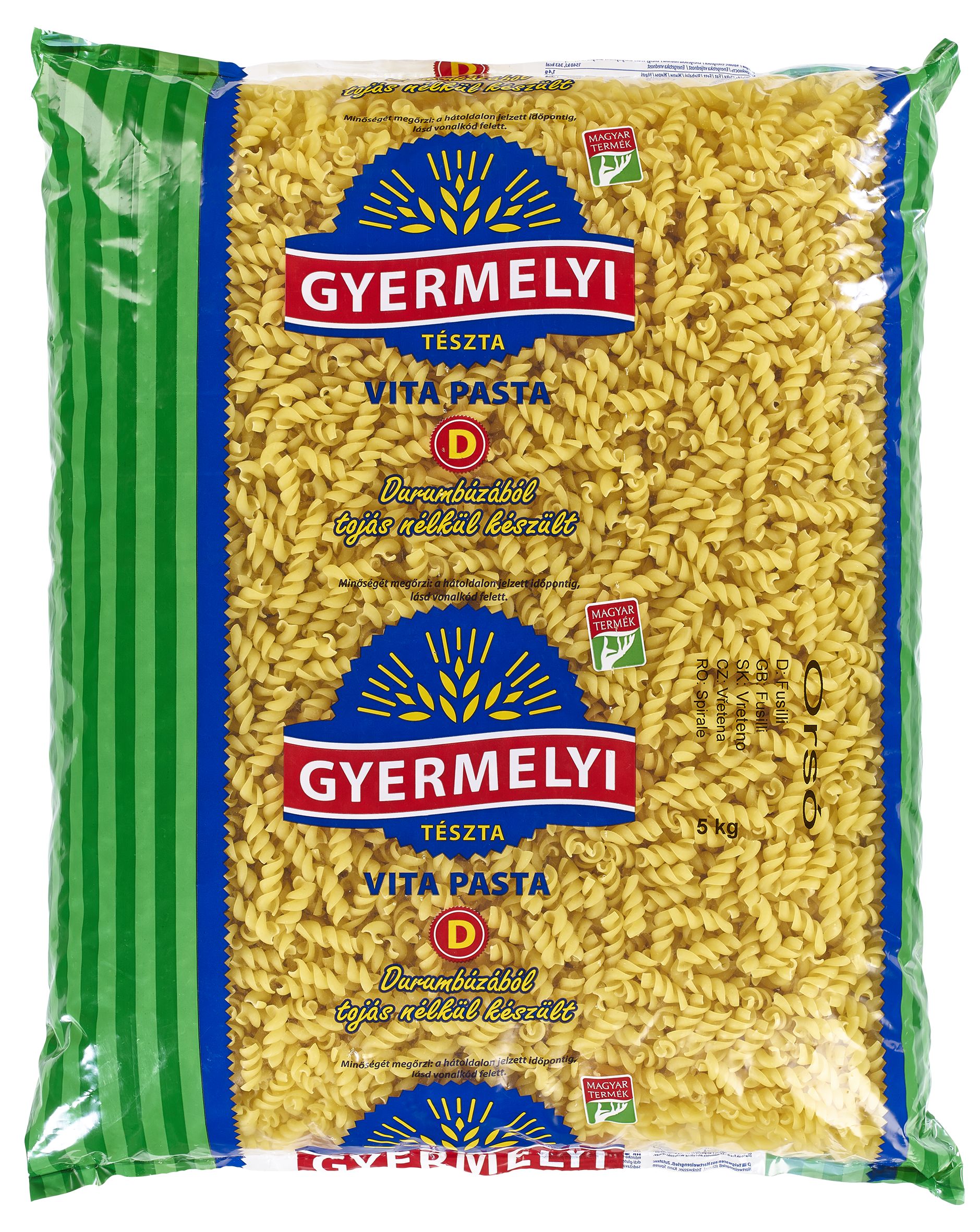 Gyermelyi Vita Pasta durum Orsó 5kg